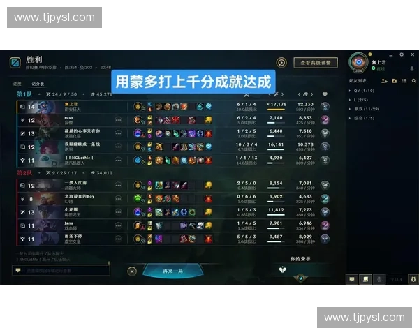 LOL一局游戏的高潮时刻 盘点1级团战中的策略与技巧